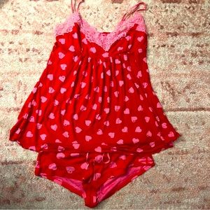 Victoria’s Secret Pink Valentine Heart Babydoll